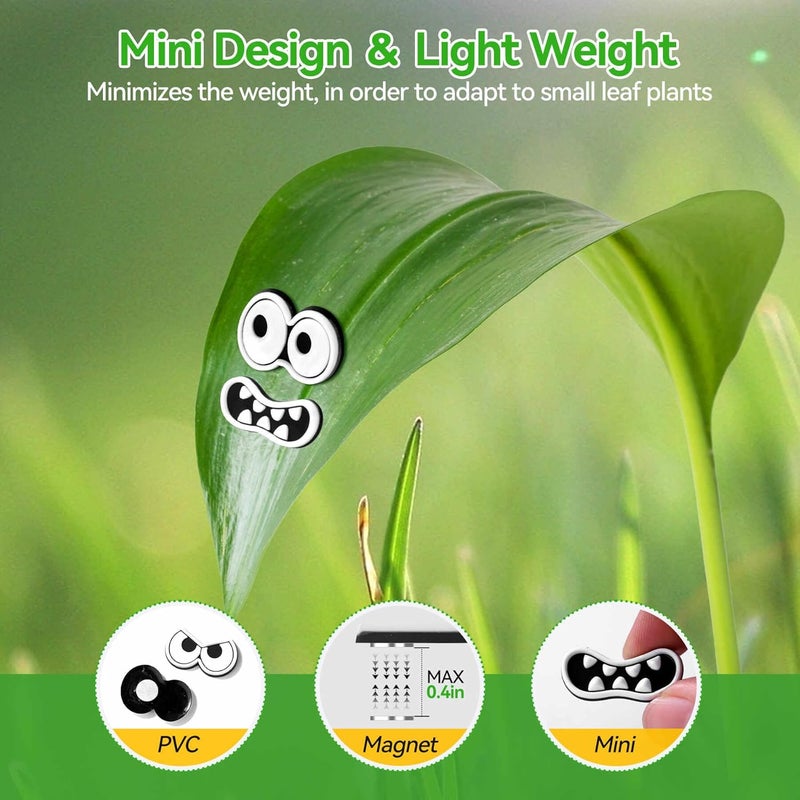 Cslehel Plant Magnets Eyes Mouth for Potted Plants， 8 PCS Fridge Magnets Monster Magnet Eyes, Funny Plants Pins Lndoor Outdoor Kitchens Whiteboard Office Plants Accessories - Image 5